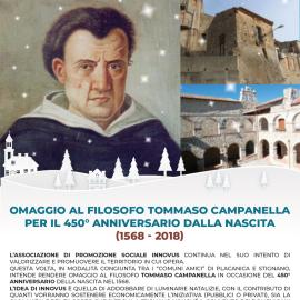 OMAGGIO AL FILOSOFO TOMMASO CAMPANELLA PER IL 450° ANNIVERSARIO DALLA NASCITA  (1568 - 2018)