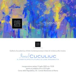 La Galleria Accademica presenta l’arte in perifrastica attiva di Ionel Cuculiuc.  Il participio futuro di una rinascita.