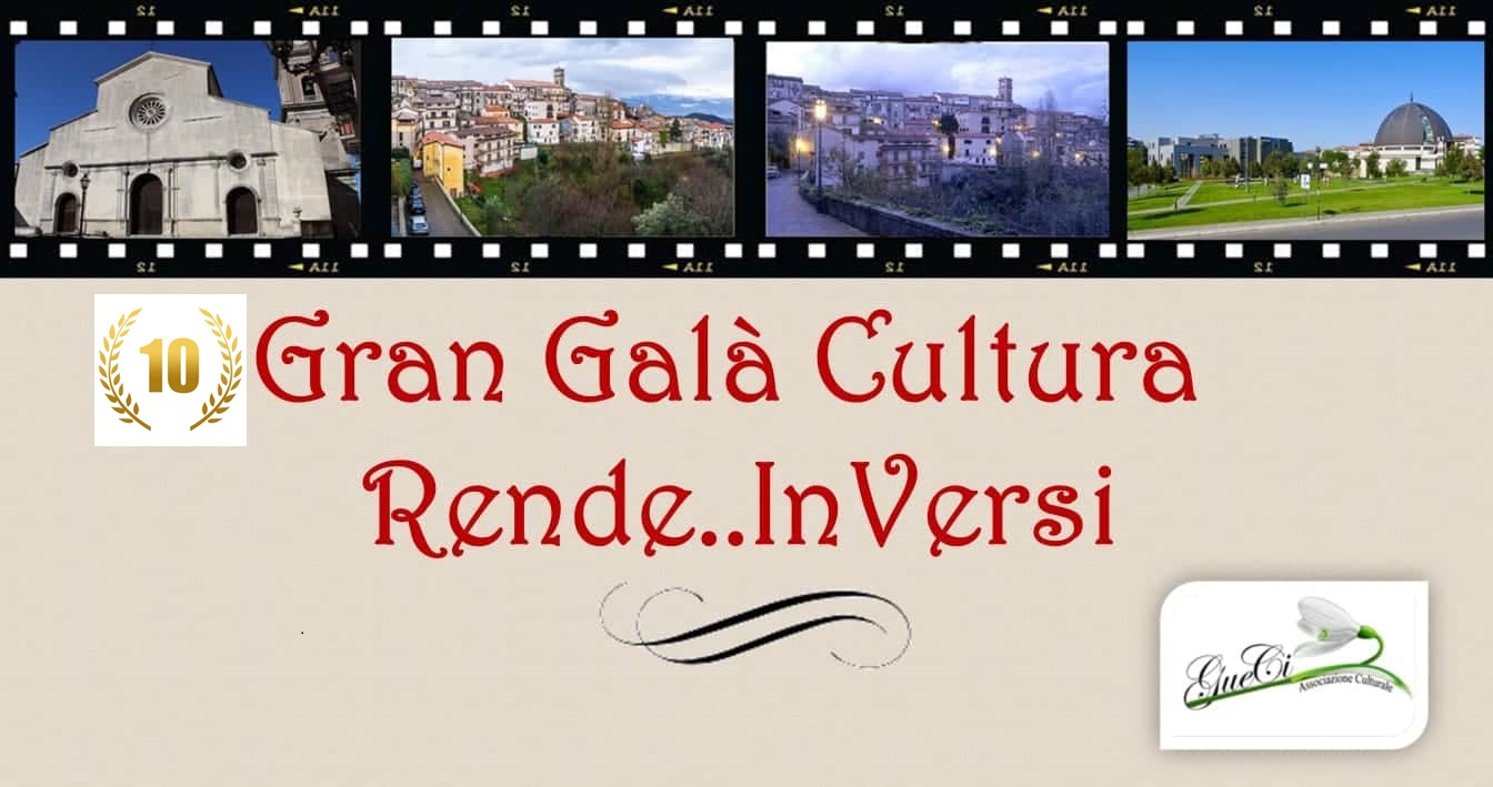 Gran Galà Cultura Rende...InVersi X edizione 2021